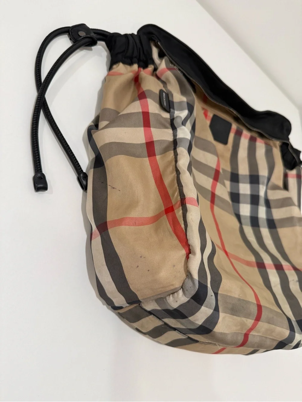 Burberry Buckleigh Packable Nylon Tote Bag *Flawed*